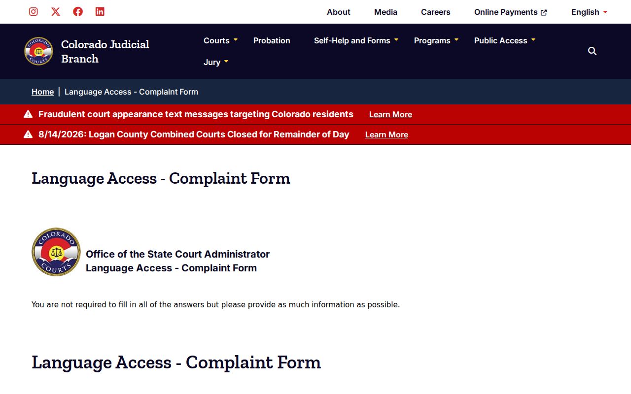 Lincoln County court date interpreter and language access information